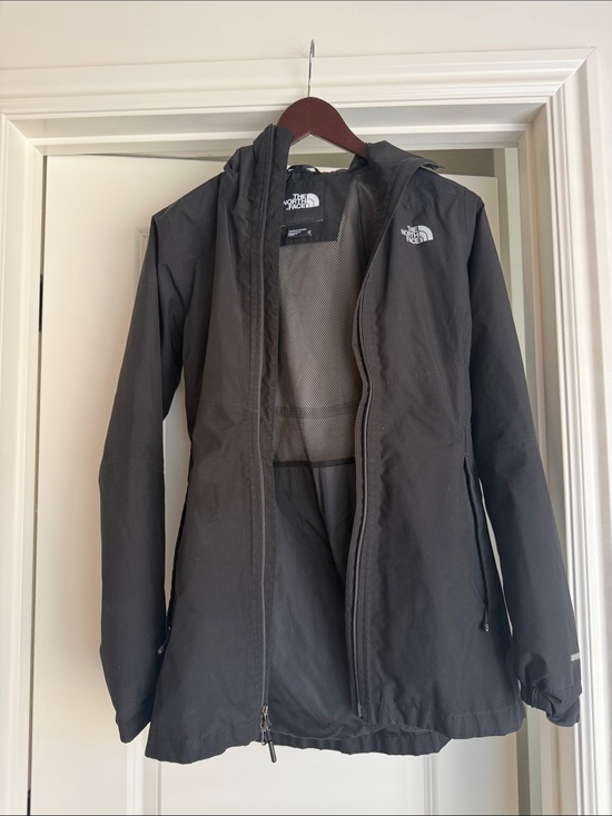 The North Face Jackets & Blazers - The North Face Dark Gray Hooded Shell Jacket